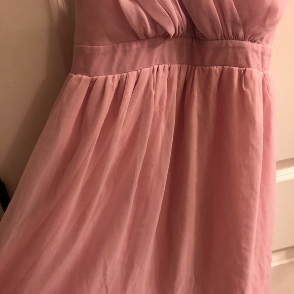 New lilac lavender dress sleeveless cute with mesh - Picture 3 of 4